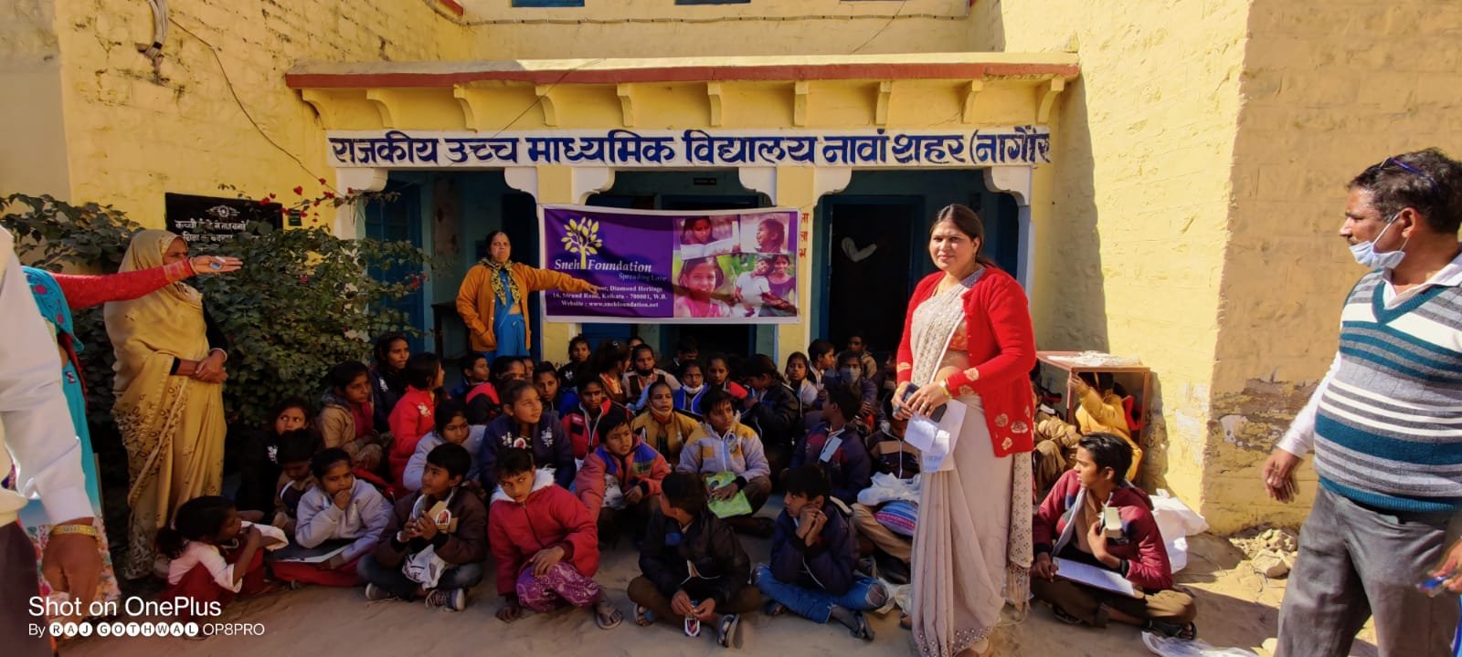 Gifting Cardigans to 100 Underprivileged Kids